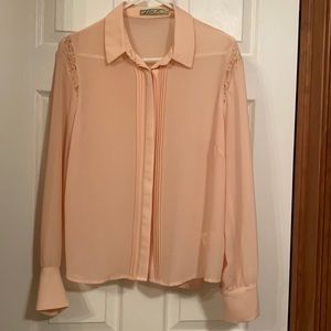 Large peach Chloe k blouse